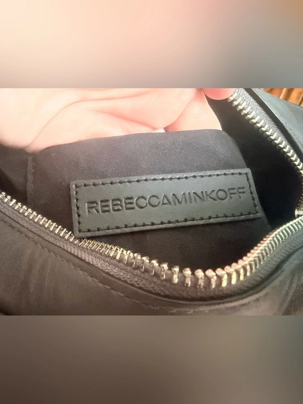 Rebecca Minkoff Gray Leather Crossbody with Tassels, Excellent Condition